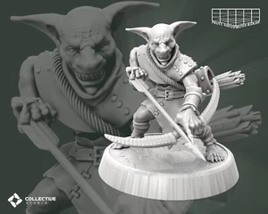 Goblin arciere miniatura goblin combattente a distanza personaggio per TTRPG come D&D 5e - Foto 1 di 20