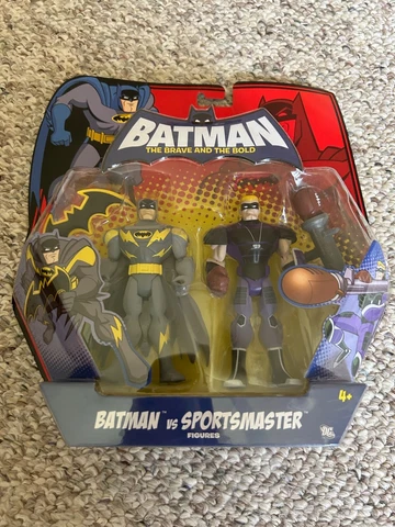 NIB Batman The Brave And The Bold Action Figure 2 Pack BATMAN vs. SPORTSMASTER Cover