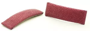 Correa de reloj De GRISOGONO cuero genuino Galuchat 20x19 mm Framboise 55/60 nueva - Imagen 1 de 4