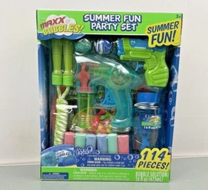 Maxx Burbujas Verano Divertido Fiesta Set 114 Piezas Saltar Cuerda Burbujas Blaster Globos - Imagen 1 de 11