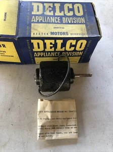 1949-51 CADILLAC GM DELCO HEATER DEFROSTER MOTOR IN BOX NOS GM  - Picture 1 of 6