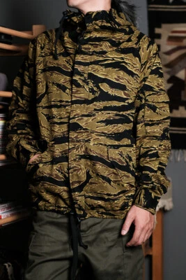 Chaqueta de Camuflaje Simons Ejército de Estados Unidos Tigre Rayas Para Hombres ECWCS Parka Militar Con Capucha Foto 1 de 4