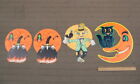 Beistle Halloween Decorations Lot Black Cat Moon Die Cut & Others  1960S