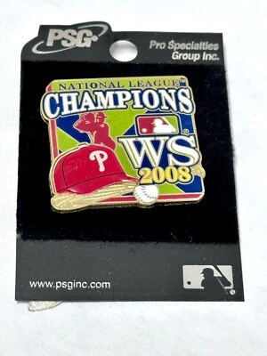 Philadelphia Phillies  Pin 2008 National League Champions  Lapel Pin - Image 1 of 2