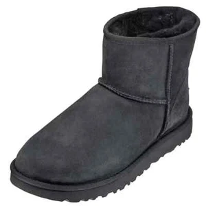 UGG Women's Classic Mini Boot Size 6 Black - Picture 1 of 6