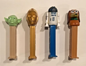 Star Wars Pez Dispensers Yoda R2D2 C3PO Toy Story Slinky Dog 1990s - Picture 1 of 8