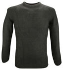 Ex-Store Mens Crew Neck Ribbed Chunky Knit Jumper