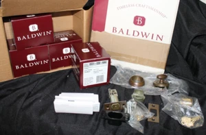 Juego de 4 cerrojo monocilíndrico de bajo perfil Baldwin 8031-038-KA4 para contratistas - Imagen 1 de 16