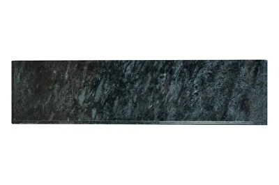 Estante redondeado de mármol negro y gris hecho en Portugal Foto 1 de 4