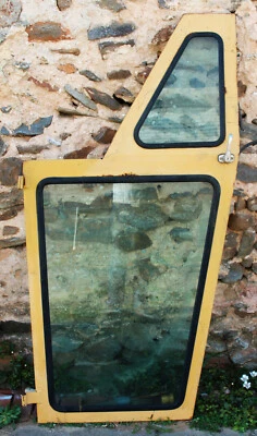 Cargador de tractor Caterpillar puerta de cabina lateral izquierda con ventana de vidrio superior e inferior 65" Foto 1 de 4