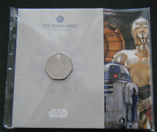 2023 Star Wars R2-D2 and C-3PO 50p Fifty Pence Coin BU Pack - in stock