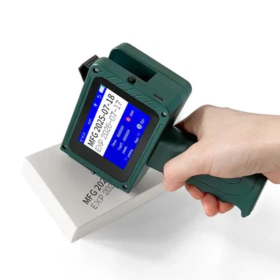 12.7mm handheld inkjet printer prints expiration date, batch number, barcode - Image 1 of 4