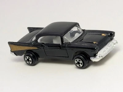 Zylmex 1957 Chevrolet Chevy Hard Top Bel Air P355 Diecast 1:64 Chrome Base HK - Image 1 of 4