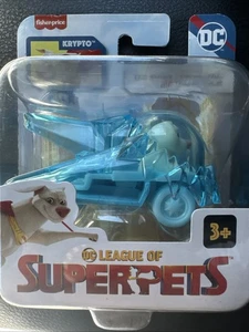 DC League of Superpets Nave Espacial Crypto 3" Largo Diecast Car Fisher-Price Mattel - Imagen 1 de 2