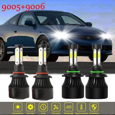 For Acura Integra 1994-2001 High&Low Beam 6000K Front LED Headlight Bulbs US - Image 1 of 4