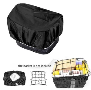 Basket Cover Bike Basket Cover Bicycle Basket Cover Black Luggage Net Road Bike - Picture 1 of 14