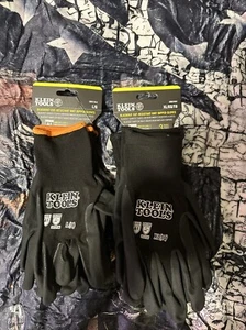 Klein Tool Blackout Cut Resistant Knit Dipped Gloves 605811blk - Picture 1 of 2