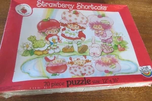 Vintage NIB 1983 Strawberry Shortcake Rare Sealed Puzzle Berry Cute Reflections - Picture 1 of 4