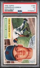 1956 Topps Gray Back #164 Harmon Killebrew PSA 3 VG!!