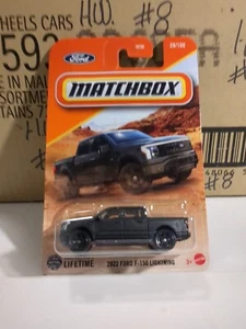 Matchbox  2022 Ford F-150 Lightning #28/100  Case M 2024 Black - Picture 1 of 5