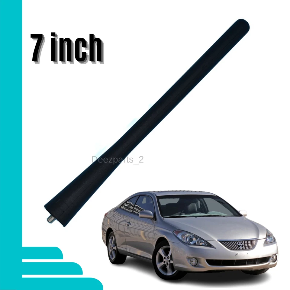 Antena 7" negra para Toyota Solara 2004-2008 Foto 1 de 4