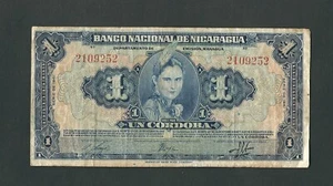 Nicaragua - 1941, One (1) Cordoba - Picture 1 of 2