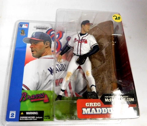 McFARLANE SPORTSPICKS GREG MADDUX, FACTORY SEALED, 2002 SERIES 2, ATLANTA BRAVES Cover