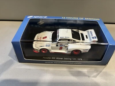 Spark 43SE78 Porsche 935 #9 Winner Sebring 12h 1978 1:43 - Immagine 1 di 3