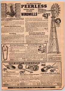 1932 Sears Western States Catalog Pg773-774 Peerless Windmills Incubators Eggs - Picture 1 of 2