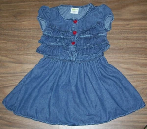 Crazy 8 Jeanskleid Mädchen Gr. 6 Rüschen - Bild 1 von 3