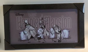 Disney The Haunted Mansion Wandschild von Silver Buffalo 10 x 18 Leinwand gerahmt - Bild 1 von 2