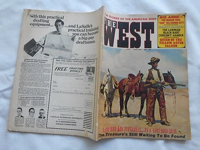 THE  WEST Magazine-JUNE,1973-LAST WILL AND TESTAMENT...TO A LOST GOLD MINE Foto 1 de 2
