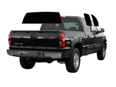 Película de ventana precortada para Chevy Silverado 1500 doble cabina 2001-2006 cualquier tono de tinte Foto 1 de 4