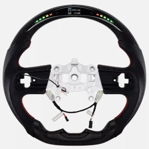 LED Steering Wheel For Jeep Wrangler JL & JT 2018-2023 w/ Heated Carbon Fiber - Imagen 1 de 5