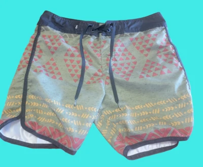 Pantalones Cortos Dakine Cardiff Diseño Tribal Azteca Talla 29 Para Hombre Foto 1 de 4