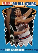 1990 Fleer Tom Chambers #8 Phoenix Suns All-Stars - Free Shipping