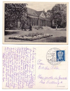 98969 - Bad Kösen - Kurmittelhaus - Ansichtskarte, Sonderstempel 22.9.1953 - Bild 1 von 2