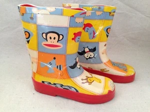 NEU kleine Paul Frank Regenstiefel Kleinkind Junge Mädchen XL 6T 13 Industries selten - Bild 1 von 7