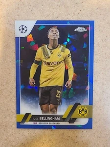 2022-23 Topps Chrome Sapphire UCC Jude Bellingham SAPPHIRE #22 REAL MADRID - Picture 1 of 2