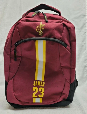 NBA Cleveland Cavaliers Lebron James 17 " Backpack - Burgundy Cover