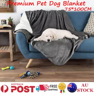 Premium Waterproof Reversible Pet Dog Blanket Bed Protects Couch Bed From Spills - Picture 1 of 16
