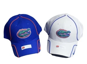 Florida Gators Nike Swoosh Flex Coaches Team Hats Caps Blue White Adjustable - Picture 1 of 2