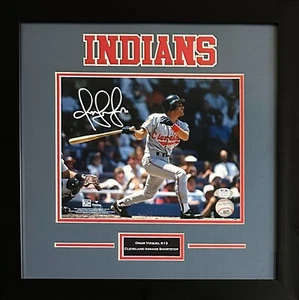 Omar Vizquel autographed signed framed 8x10 photo MLB Cleveland Indians PSA COA - Picture 1 of 1