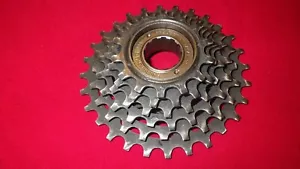SHIMANO UG 6 SPEEDS FREEWHEEL, 14-28T, SLIGHTLY USED, SPINS VERY GOOD - Foto 1 di 2