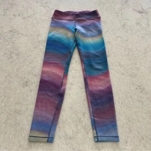Athleta Girl Rainbow Chit Chat Tight Leggings - Size L (12) - Picture 1 of 4