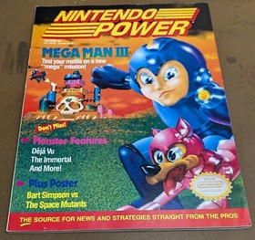 NES Nintendo Power Magazine VOLUME #20 January 1991 Mega Man, Poster
