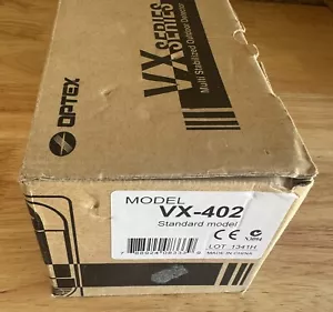 OPTEX VX-402 Passive Infrared Outdoor Motion Detector Security Burglar NOB!! - Picture 1 of 8