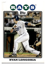 2008 Topps Updates & Highlights #UH10 Evan Longoria Near mint or better