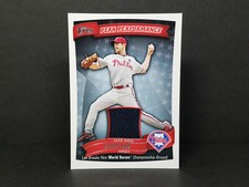 2010 Topps #PPR-CL Cliff Lee, Phillies - Peak Performance Relic Insert Card