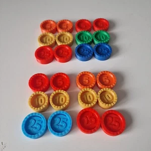 6x Fisher Price Till / Cash Register Replacement Spare Coins - Both Versions - Picture 1 of 18